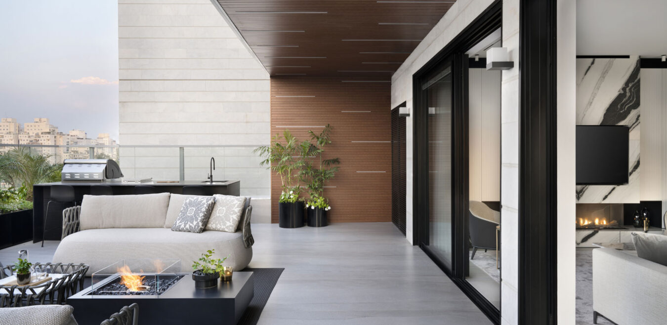 עיצוב גינת פנטהאוז