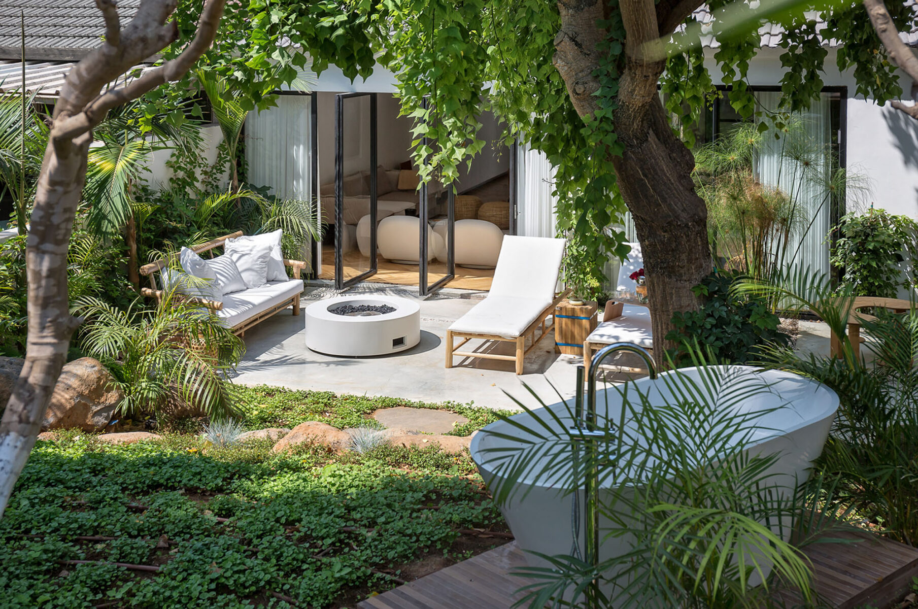 עיצוב גינה לבית פרטי